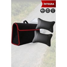 Automod Integra Uyumlu Koltuk Yastığı Lüks Bagaj Çantası Spor Model Siyah Renk