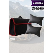 Automod Granada Uyumlu Lüks Koltuk Yastığı Spor Model Bagaj Çantası Siyah Renk