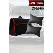 Automod Opel Vectra Uyumlu Koltuk Yastığı Lüks Bagaj Çantası Spor Model Siyah Renk
