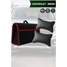 Automod Chevrolet Rezzo Uyumlu Koltuk Yastığı Bagaj Çantası Spor Model Lüks Siyah Renk