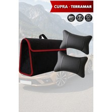 Automod Cupra Terramar Uyumlu Bagaj Çantası Spor Model Lüks Koltuk Yastığı Siyah Renk