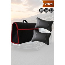 Automod Orion Uyumlu Koltuk Yastığı Bagaj Çantası Lüks Spor Model Siyah Renk