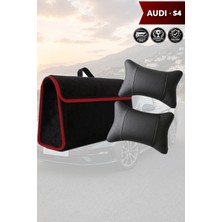 Automod Audi S4 Uyumlu Spor Model Lüks Bagaj Çantası Koltuk Yastığı Siyah Renk