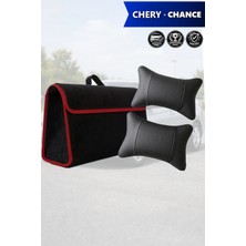 Automod Chery Chance Uyumlu Bagaj Çantası Koltuk Yastığı Spor Model Lüks Siyah Renk
