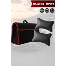 Automod Daewoo Espero Uyumlu Bagaj Çantası Koltuk Yastığı Lüks Spor Model Siyah Renk