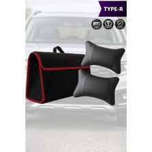 Automod Typer Uyumlu Bagaj Çantası Koltuk Yastığı Lüks Spor Model Siyah Renk