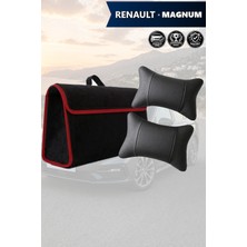 Automod Renault Magnum Uyumlu Bagaj Çantası Lüks Spor Model Koltuk Yastığı Siyah Renk
