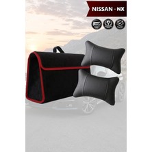 Automod Nissan Nx Uyumlu Spor Model Bagaj Çantası Koltuk Yastığı Lüks Siyah Renk