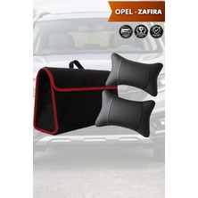 Automod Opel Zafira Uyumlu Lüks Spor Model Bagaj Çantası Koltuk Yastığı Siyah Renk
