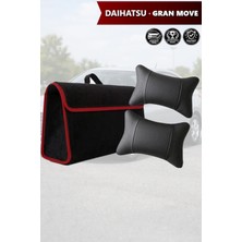 Automod Daihatsu Gran Move Uyumlu Spor Model Lüks Bagaj Çantası Koltuk Yastığı Siyah Renk