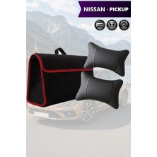 Automod Nissan Pickup Uyumlu Lüks Koltuk Yastığı Bagaj Çantası Spor Model Siyah Renk