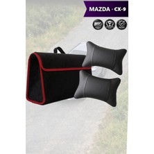 Automod Mazda Cx9 Uyumlu Bagaj Çantası Lüks Spor Model Koltuk Yastığı Siyah Renk