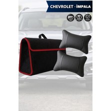 Automod Chevrolet Impala Uyumlu Bagaj Çantası Spor Model Lüks Koltuk Yastığı Siyah Renk