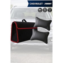 Automod Chevrolet Jimmy Uyumlu Koltuk Yastığı Bagaj Çantası Spor Model Lüks Siyah Renk