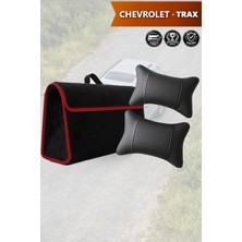 Automod Chevrolet Trax Uyumlu Lüks Koltuk Yastığı Spor Model Bagaj Çantası Siyah Renk