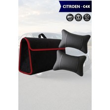 Automod Citroen C4X Uyumlu Koltuk Yastığı Spor Model Bagaj Çantası Lüks Siyah Renk