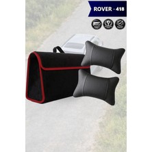 Automod Rover 418 Uyumlu Lüks Bagaj Çantası Spor Model Koltuk Yastığı Siyah Renk