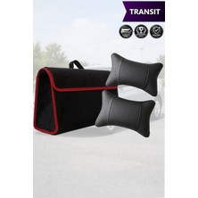 Automod Transit Uyumlu Bagaj Çantası Lüks Spor Model Koltuk Yastığı Siyah Renk