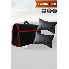 Automod Hyundai IX55 Uyumlu Koltuk Yastığı Bagaj Çantası Spor Model Lüks Siyah Renk