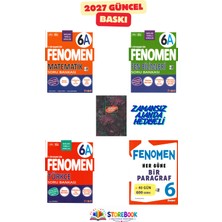 Fenomen Yayıncılık 6.sınıf Matematik A + Fen Bilimleri A + Türkçe A ve Paragraf Soru Bankası Zamansız Ajanda Hediyeli Maarif Model 2027