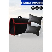Automod Hyundai Santa Cruz Uyumlu Koltuk Yastığı Bagaj Çantası Spor Model Lüks Siyah Renk