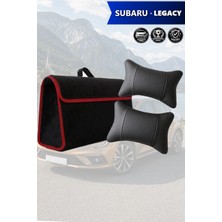 Automod Subaru Legacy Uyumlu Spor Model Bagaj Çantası Koltuk Yastığı Lüks Siyah Renk