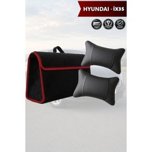 Automod Hyundai IX35 Uyumlu Bagaj Çantası Koltuk Yastığı Spor Model Lüks Siyah Renk