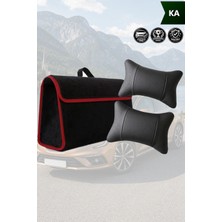 Automod Ka Uyumlu Bagaj Çantası Spor Model Lüks Koltuk Yastığı Siyah Renk