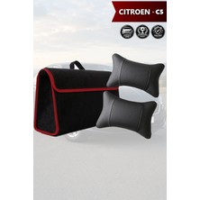 Automod Citroen C5 Uyumlu Spor Model Lüks Bagaj Çantası Koltuk Yastığı Siyah Renk