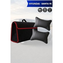 Automod Hyundai Santa Fe Uyumlu Spor Model Bagaj Çantası Koltuk Yastığı Lüks Siyah Renk