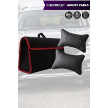 Automod Chevrolet Monte Carlo Uyumlu Lüks Bagaj Çantası Spor Model Koltuk Yastığı Siyah Renk