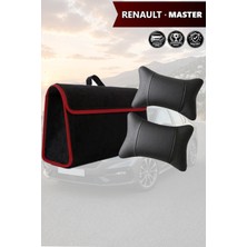 Automod Renault Master Uyumlu Spor Model Lüks Bagaj Çantası Koltuk Yastığı Siyah Renk