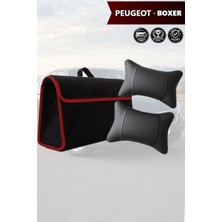 Automod Peugeot Boxer Uyumlu Koltuk Yastığı Bagaj Çantası Spor Model Lüks Siyah Renk
