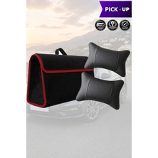 Automod Pick Up Uyumlu Koltuk Yastığı Lüks Bagaj Çantası Spor Model Siyah Renk