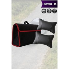 Automod Rover 25 Uyumlu Lüks Spor Model Bagaj Çantası Koltuk Yastığı Siyah Renk