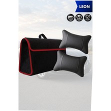 Automod Leon Uyumlu Bagaj Çantası Spor Model Lüks Koltuk Yastığı Siyah Renk