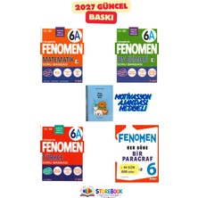Fenomen Yayıncılık 6.sınıf Matematik A + Fen Bilimleri A + Türkçe A ve Paragraf Soru Bankası Zamansız Ajanda Hediyeli Maarif Model 2027