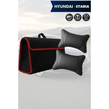 Automod Hyundai Staria Uyumlu Lüks Bagaj Çantası Koltuk Yastığı Spor Model Siyah Renk