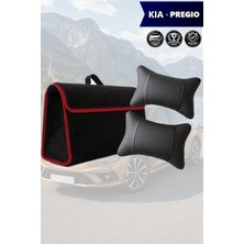 Automod Kia Pregio Uyumlu Lüks Koltuk Yastığı Spor Model Bagaj Çantası Siyah Renk
