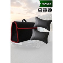 Automod Ranger Uyumlu Bagaj Çantası Spor Model Koltuk Yastığı Lüks Siyah Renk