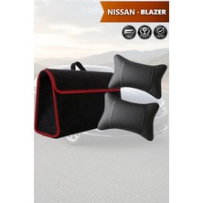 Automod Nissan Blazer Uyumlu Koltuk Yastığı Spor Model Lüks Bagaj Çantası Siyah Renk