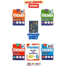 Fenomen Yayıncılık 6.sınıf Matematik A + Fen Bilimleri A + Türkçe A+ Din ve Paragraf Soru Bankası Zamansız Ajanda Hediyeli Maarif Model 2027