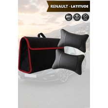 Automod Renault Latitude Uyumlu Lüks Spor Model Bagaj Çantası Koltuk Yastığı Siyah Renk