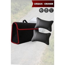 Automod Urban Cruiser Uyumlu Lüks Spor Model Bagaj Çantası Koltuk Yastığı Siyah Renk