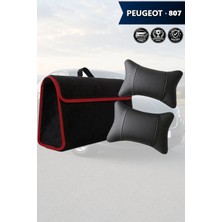 Automod Peugeot 807 Uyumlu Lüks Koltuk Yastığı Spor Model Bagaj Çantası Siyah Renk
