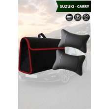 Automod Suzuki Carry Uyumlu Bagaj Çantası Spor Model Lüks Koltuk Yastığı Siyah Renk
