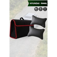 Automod Hyundai Ioniq Uyumlu Bagaj Çantası Koltuk Yastığı Lüks Spor Model Siyah Renk