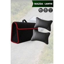 Automod Mazda Lantis Uyumlu Bagaj Çantası Koltuk Yastığı Spor Model Lüks Siyah Renk