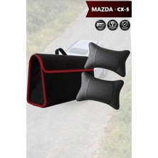 Automod Mazda Cx5 Uyumlu Koltuk Yastığı Spor Model Lüks Bagaj Çantası Siyah Renk
