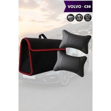 Automod Volvo C30 Uyumlu Bagaj Çantası Lüks Spor Model Koltuk Yastığı Siyah Renk